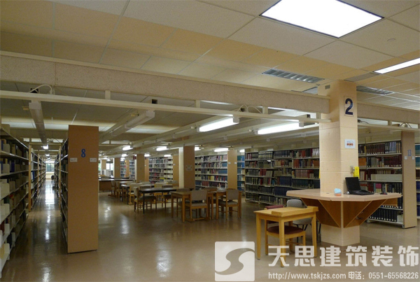 圖書館裝修營造舒適學習環境